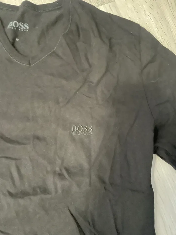 T-shirt boss noir - photo numéro 3