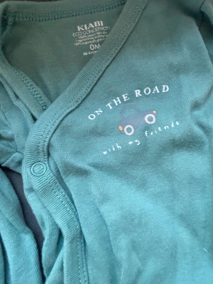 Lot de 2 bodys manches longues , naissance, kiabi - photo numéro 2