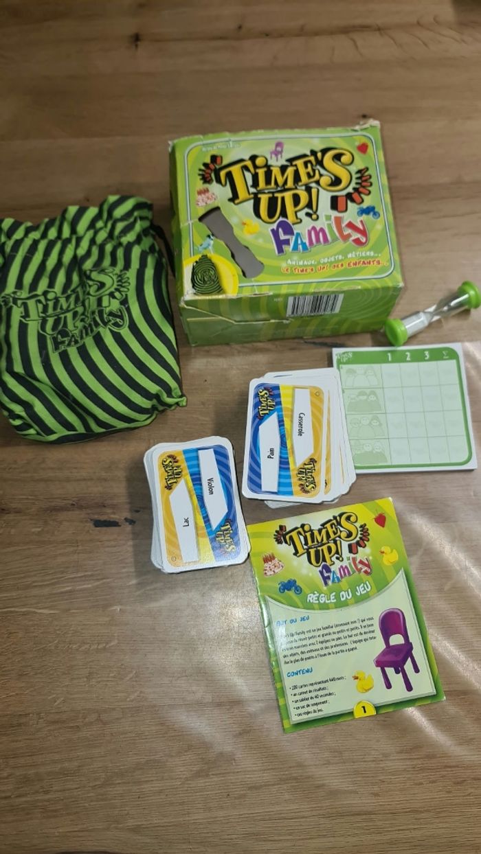 Jeu de société Time's Up Family des éditions Repos Production,