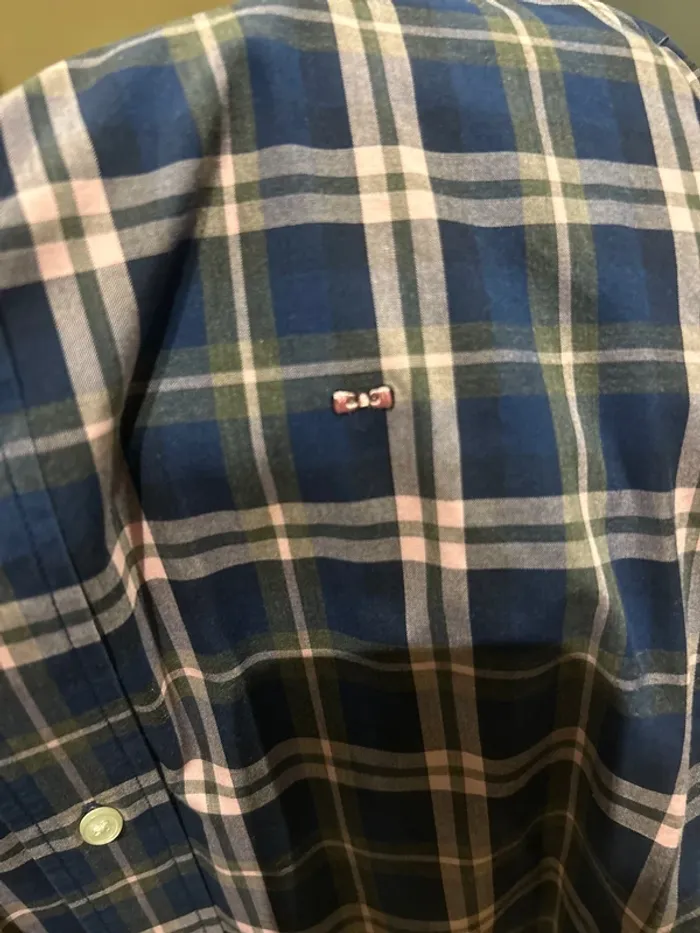 Chemise à carreaux homme, Eden park taille L - photo numéro 3
