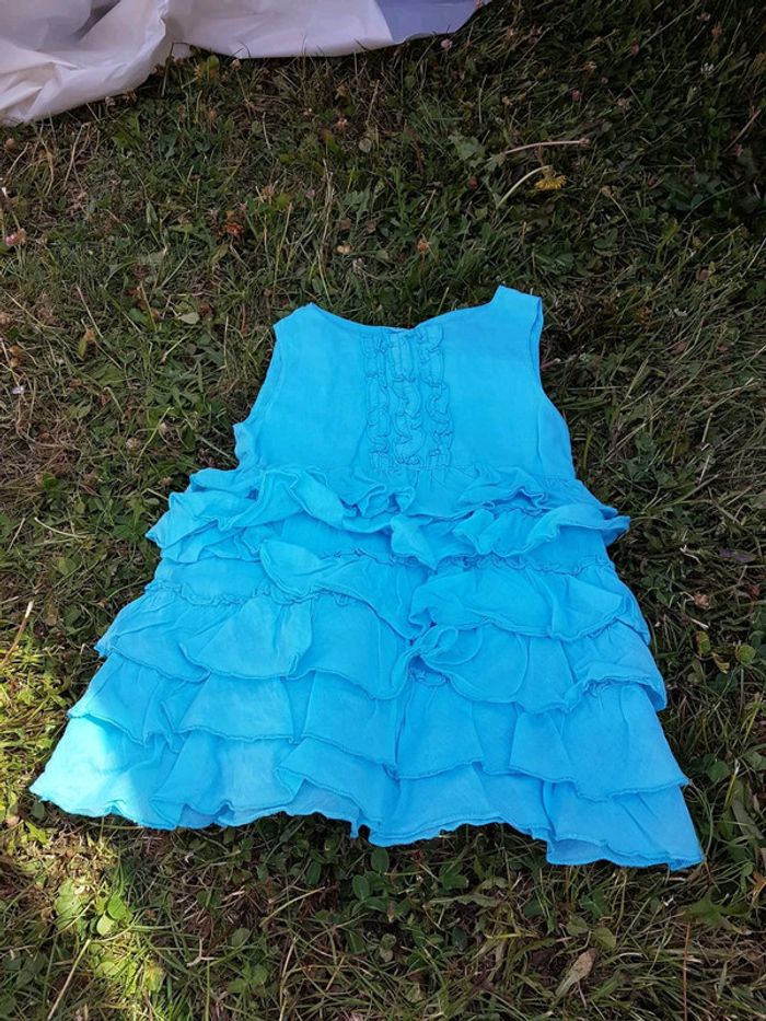 Robe turquoise