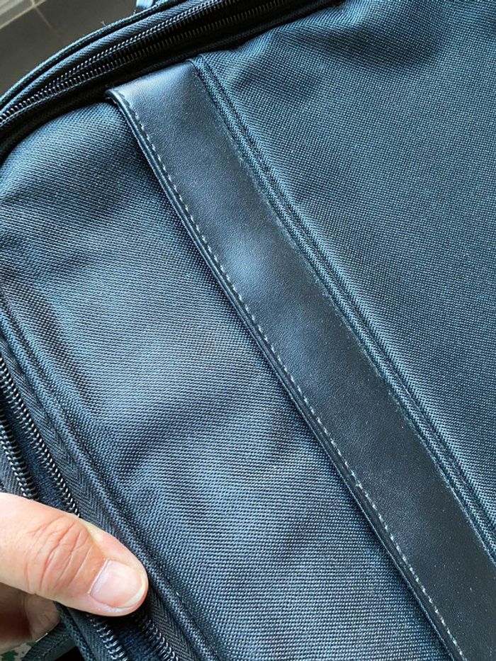 Grande sacoche pour ordinateur et documents 50/36 bande simili cuir - photo numéro 12