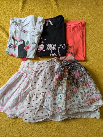 Lot vêtements printemps été fille 5 ans