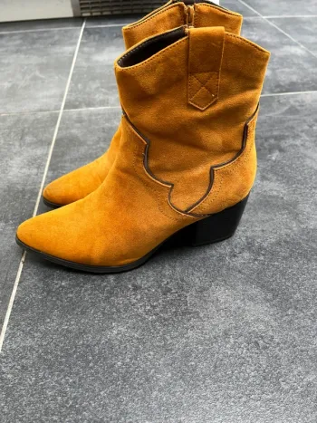 Boots jaune moutarde