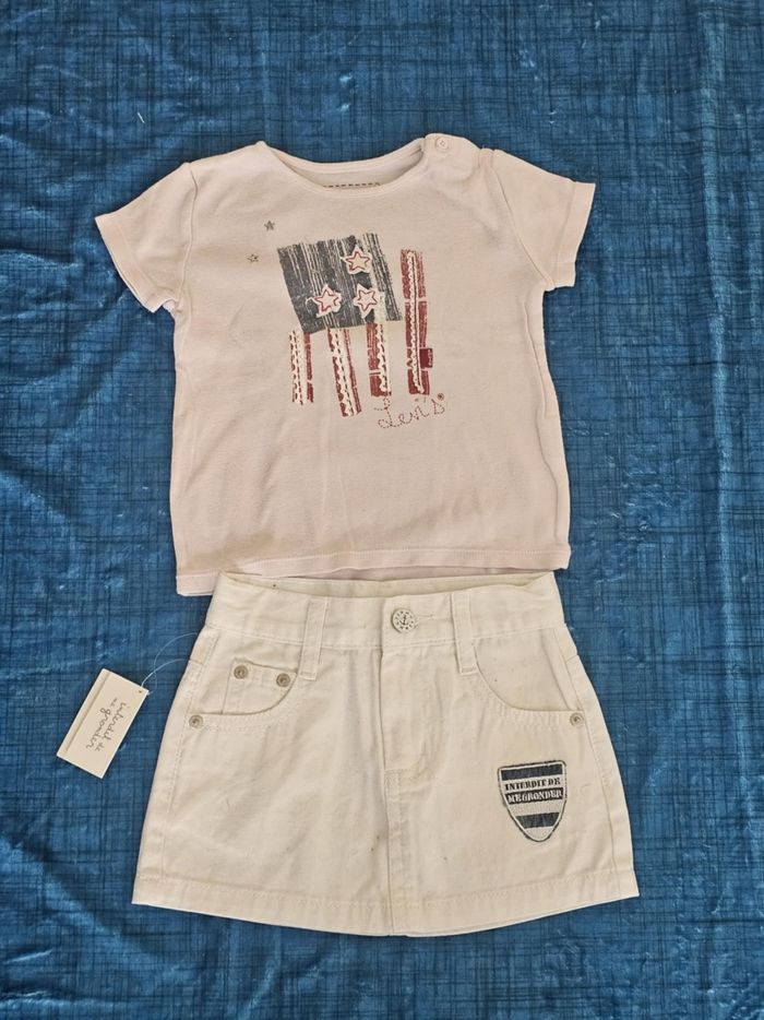 Ensemble  levi's/interdit de me gronder  2 ans