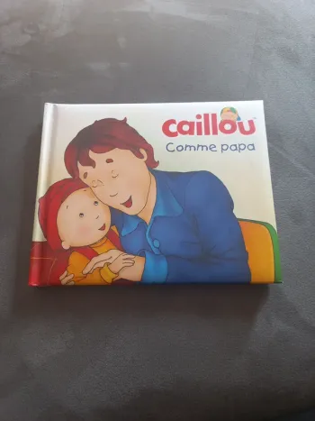 Livre bébé Caillou comme papa