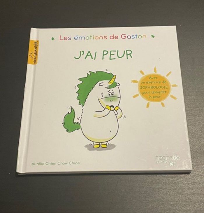 Livre les émotions de Gaston j’ai peur