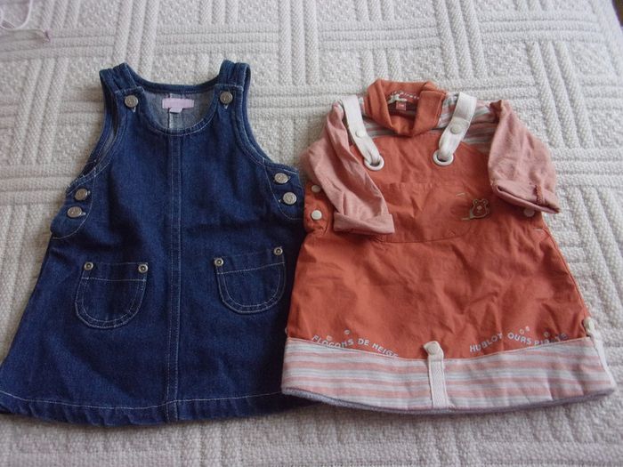 lot de 2 robes taille 3 mois