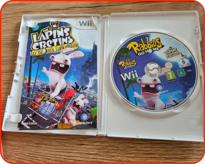 Jeu wii The lapins crétins - La grosse aventure Pegi 7 Nintendo - photo numéro 2