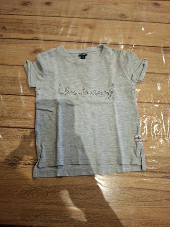T-shirt manches courtes de chez Kiabi taille