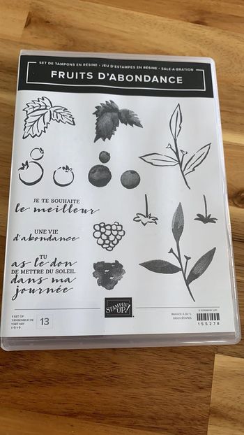 Tampons fruits d’abondance