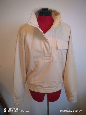 Sweat col haut