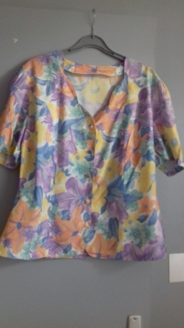 blouse fleurie