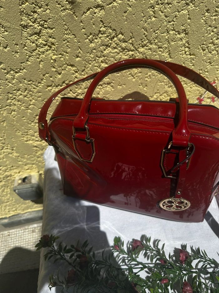 🌸Sac à main / bandoulière bordeaux – GEMO🌸 - photo numéro 3