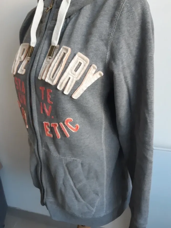 Gilet zippé à capuche Superdry T40 - photo numéro 6