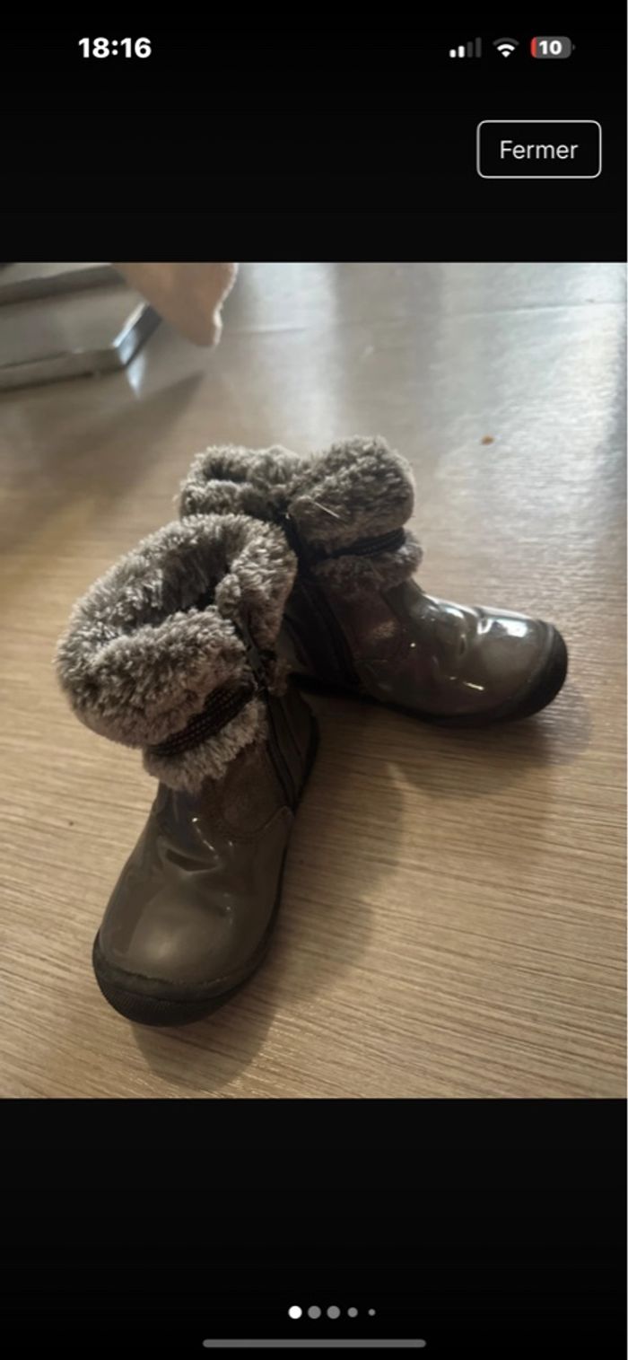 Bottine fille taille 23 très bon état - photo numéro 3
