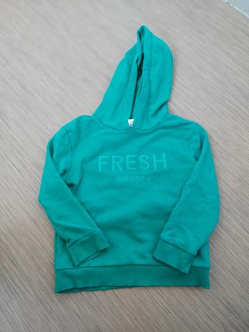 Pull vert fille taille 4 ans