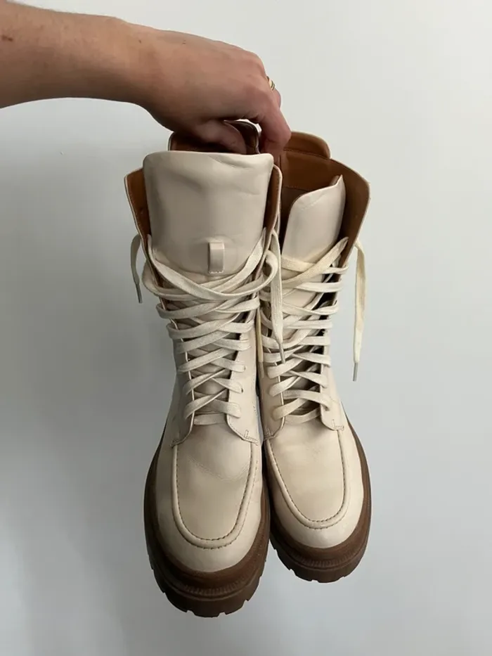 Bottines crème NA-KD - photo numéro 6
