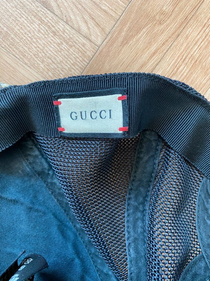 Casquette authentique en toile beige Gucci - photo numéro 3