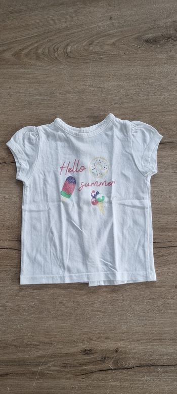 T-shirt MC 9 mois 🍩🍦