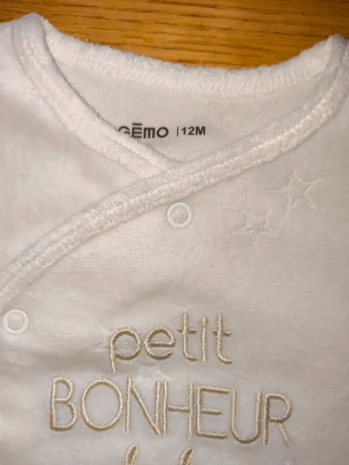 Pyjama gemo 12 mois neuf sans étiquette mixte - photo numéro 5