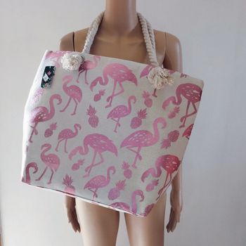 👜 Sac imprimée Flamants rose brillant neuf #emyfleury_sacs