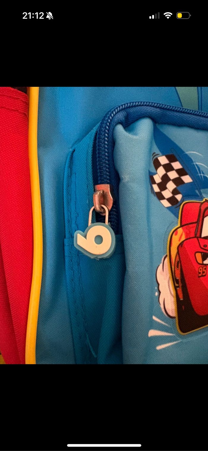 Sac à dos maternelle cars - photo numéro 3