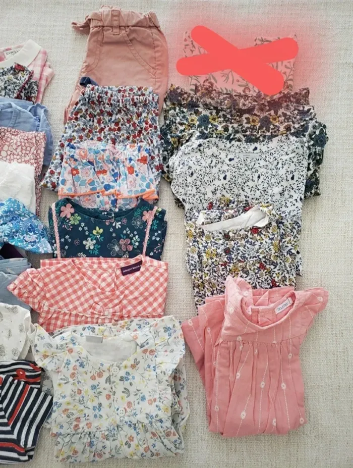 Lot vêtements été bébé fille - photo numéro 3