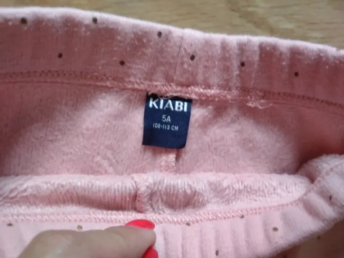 lot de 2 leggings molletonés. Kiabi. filles. taille 5 ans - photo numéro 4