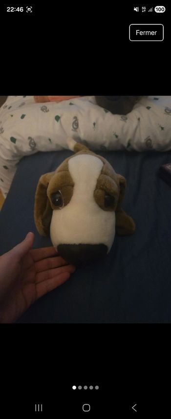 Peluche chien beagle