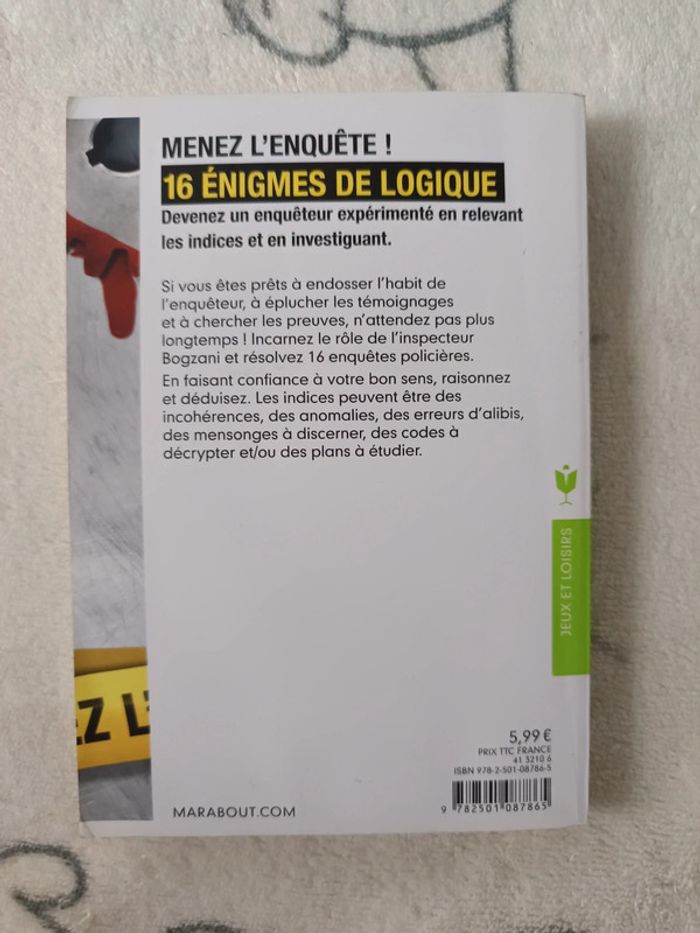 Livre 16 énigmes - photo numéro 2