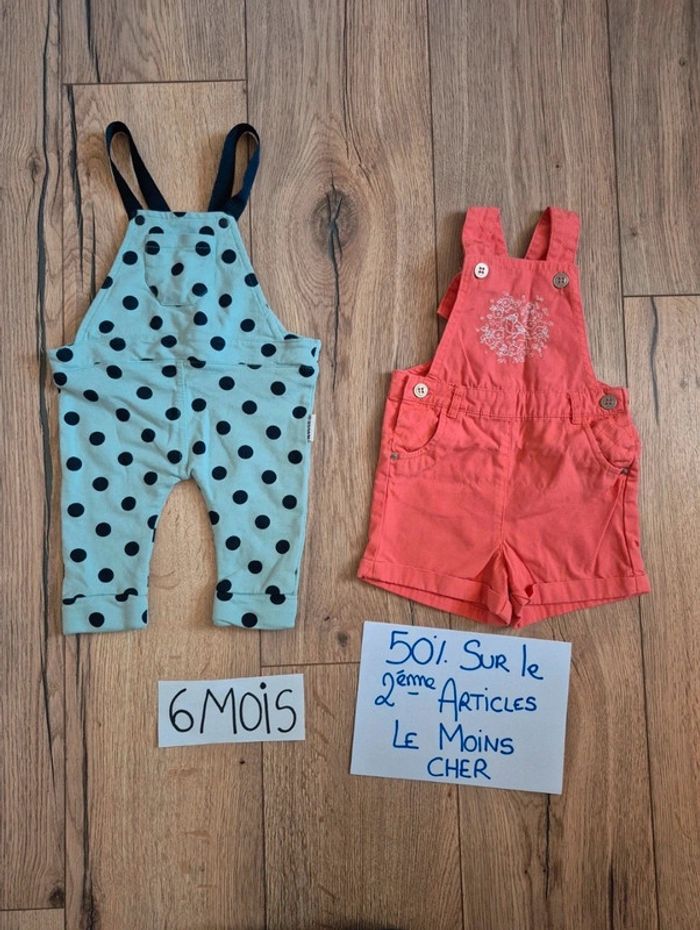 Lot 2 salopettes neuves dont une saloptette short