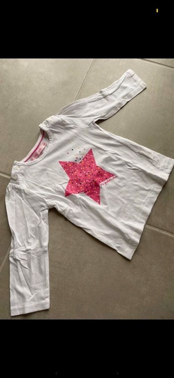 Tee shirt manches longues Etoile Neuf 18 mois