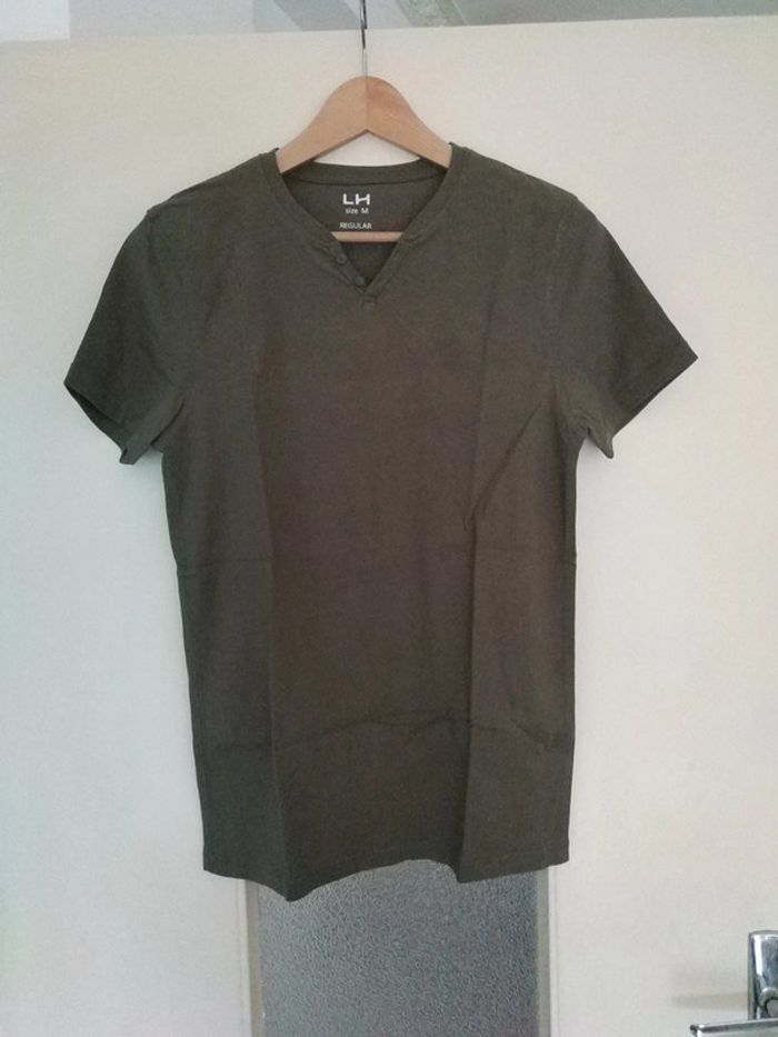 Tee-shirt kaki La Halle