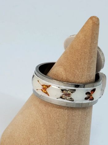 Bague alliance papillons