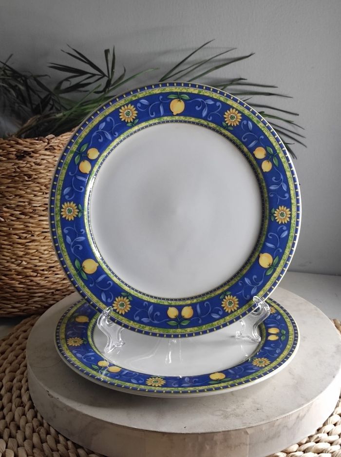 Assiettes à dessert provençale