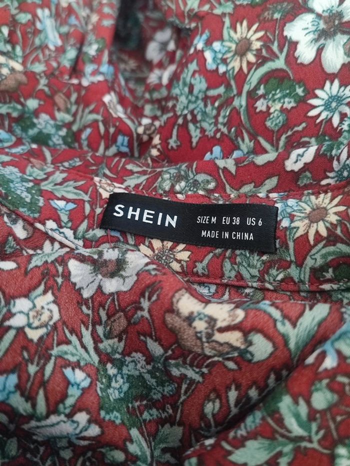 Robe babydoll imprimé liberty Shein - photo numéro 4
