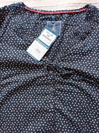 Chemise Terre de Marins t.46, 100% coton