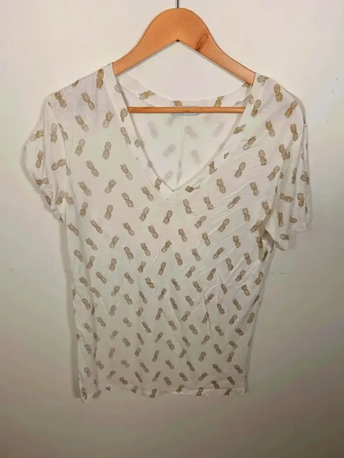 C13 t-shirt imprimé blanc R edition S