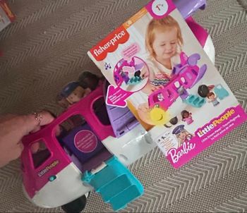Avion de rêve Fisher-Price Barbie Little People – Neuf