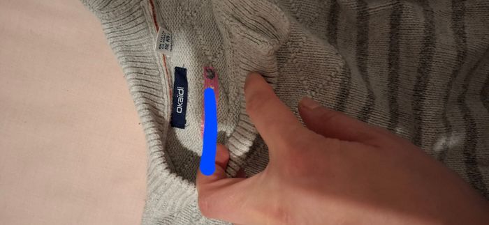 Pull chaud rayé gris 2 ans Okaidi - photo numéro 6