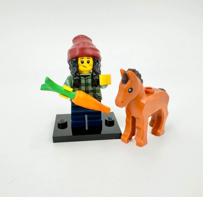 Lego Figurines Série 22 (Réf. 71032) : nº5, Le Cheval et la Palefrenière - NEUF - photo numéro 3