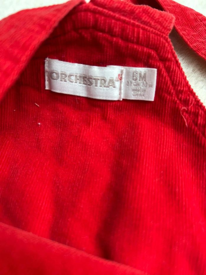 Salopette rouge ~ orchestra ~ 6 mois - photo numéro 2