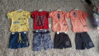 T-shirts et shorts