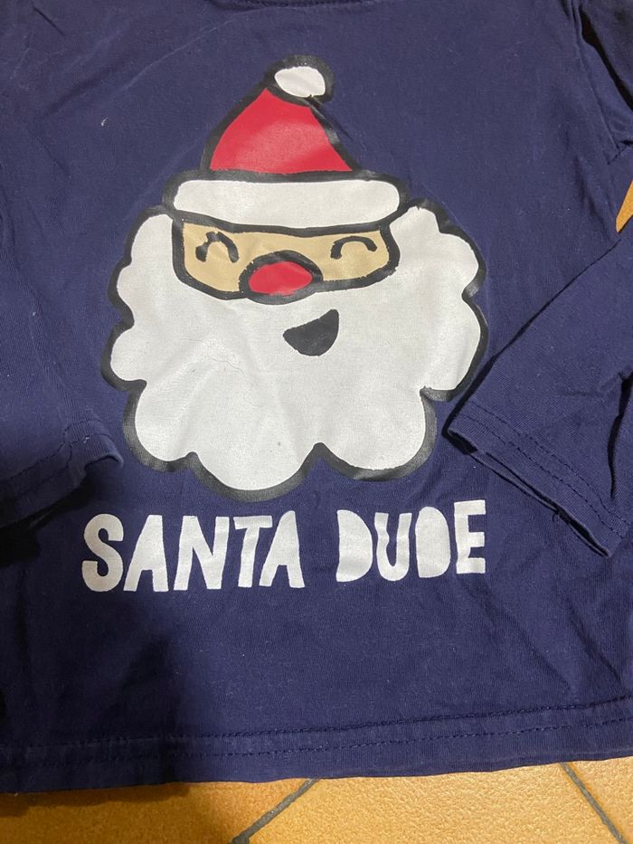 Tshirt bleu Noel taille 2/3 ans - photo numéro 2