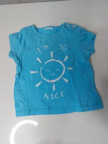 Tee-shirt bleu clair