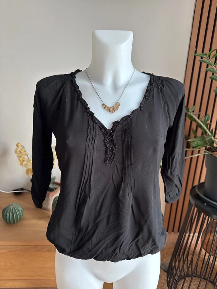 Blouse légère noire