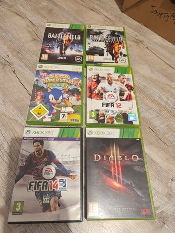 Lot de jeux vidéo 360