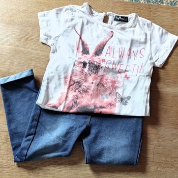 Ensemble jegging/ t-shirt