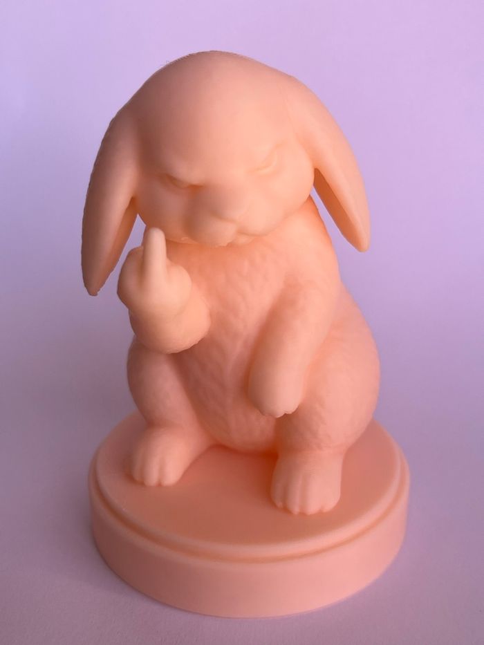🐰 Figurine Lapin Assis – Modèle original - photo numéro 1